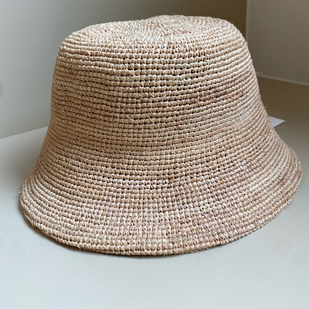 Lack of color Inca woven bucket hat NWT